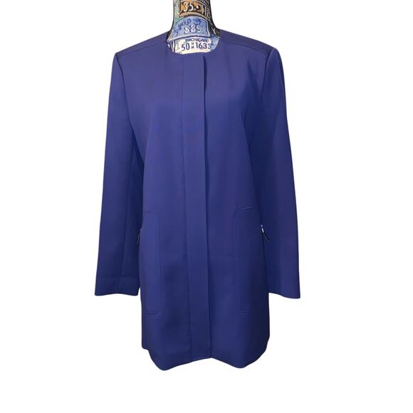 Kenneth Cole blue zip up jacket sz L - Picture 11 of 12